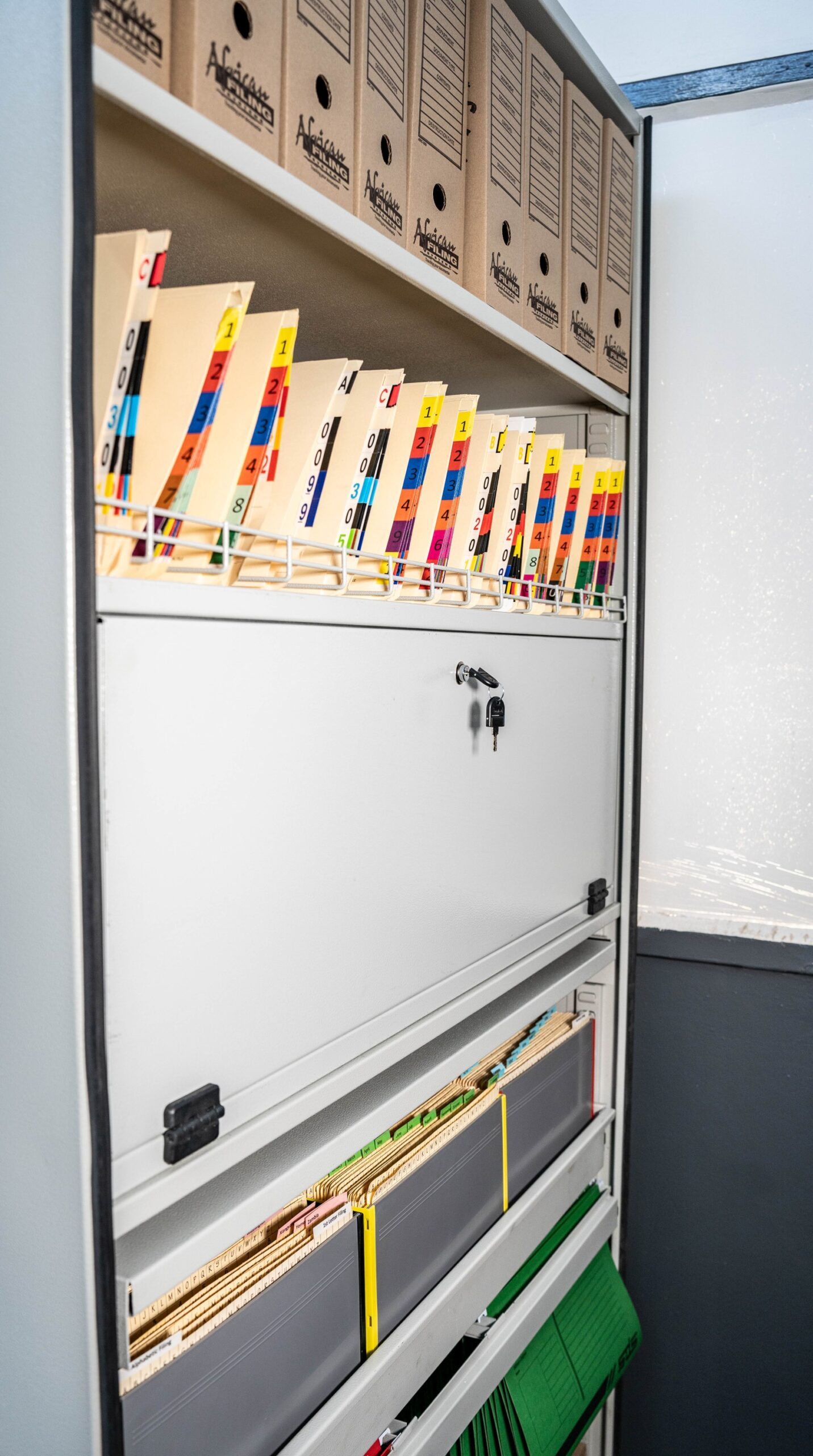 confidential lock up box
