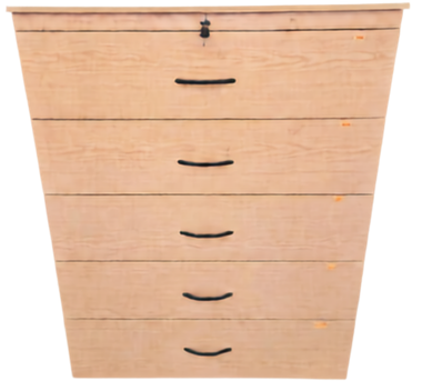 5 drawer A4 container filing