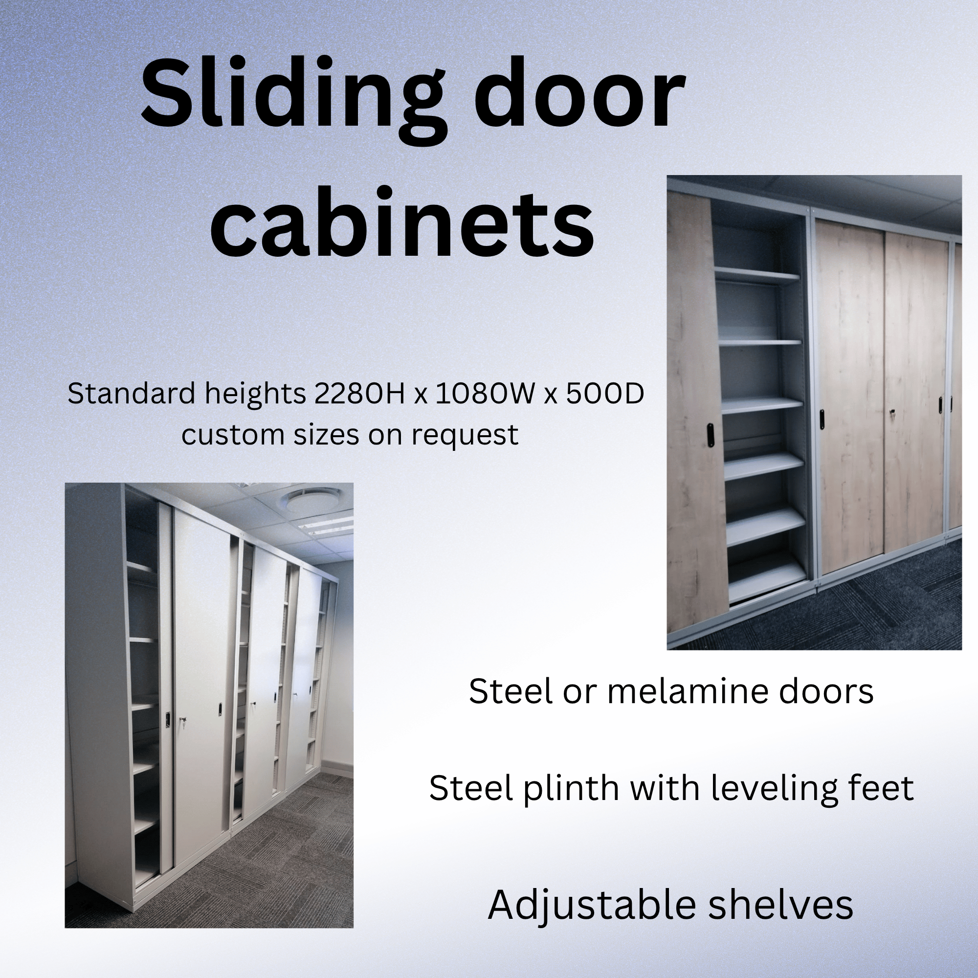 Multistore sliding doors